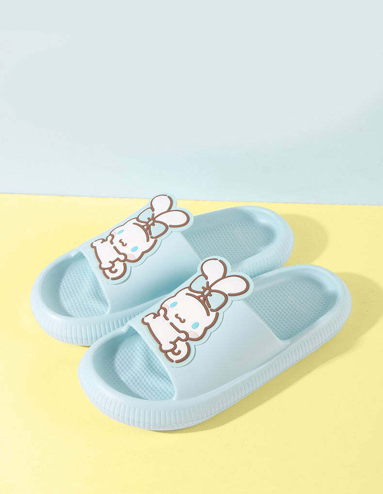 Y2K & 90s Fashion: Pochacco, My Melody & Cinnamoroll EVA Slippers - MINISO x SANRIO