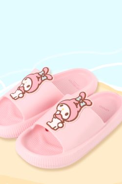 Y2K & 90s Fashion: Pochacco, My Melody & Cinnamoroll EVA Slippers - MINISO x SANRIO