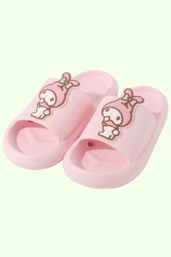 Y2K & 90s Fashion: Pochacco, My Melody & Cinnamoroll EVA Slippers - MINISO x SANRIO
