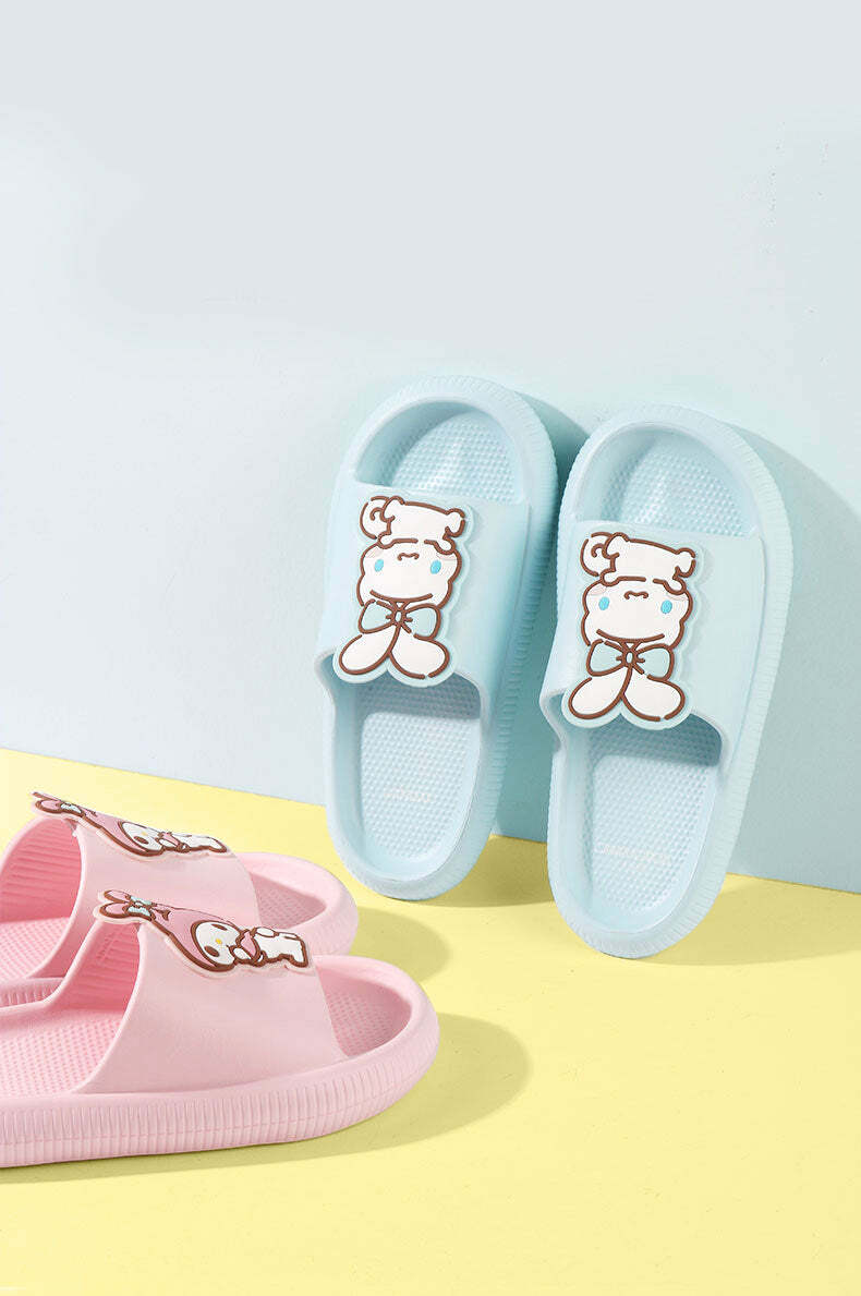Y2K & 90s Fashion: Pochacco, My Melody & Cinnamoroll EVA Slippers - MINISO x SANRIO