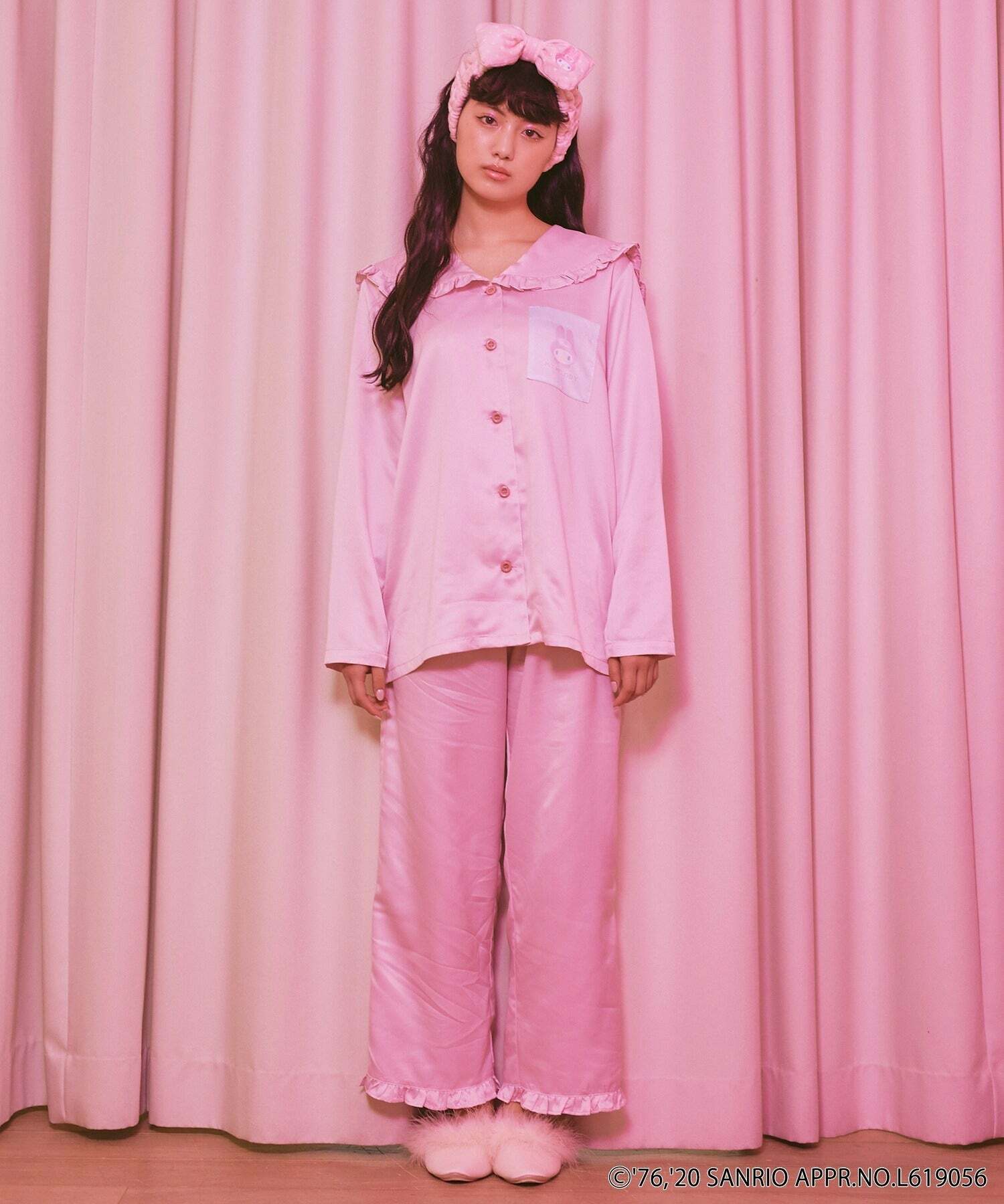 Y2K & 90s Grunge Cinnamoroll & My Melody Frilly Pajamas - SANRIO JAPAN x WEGO