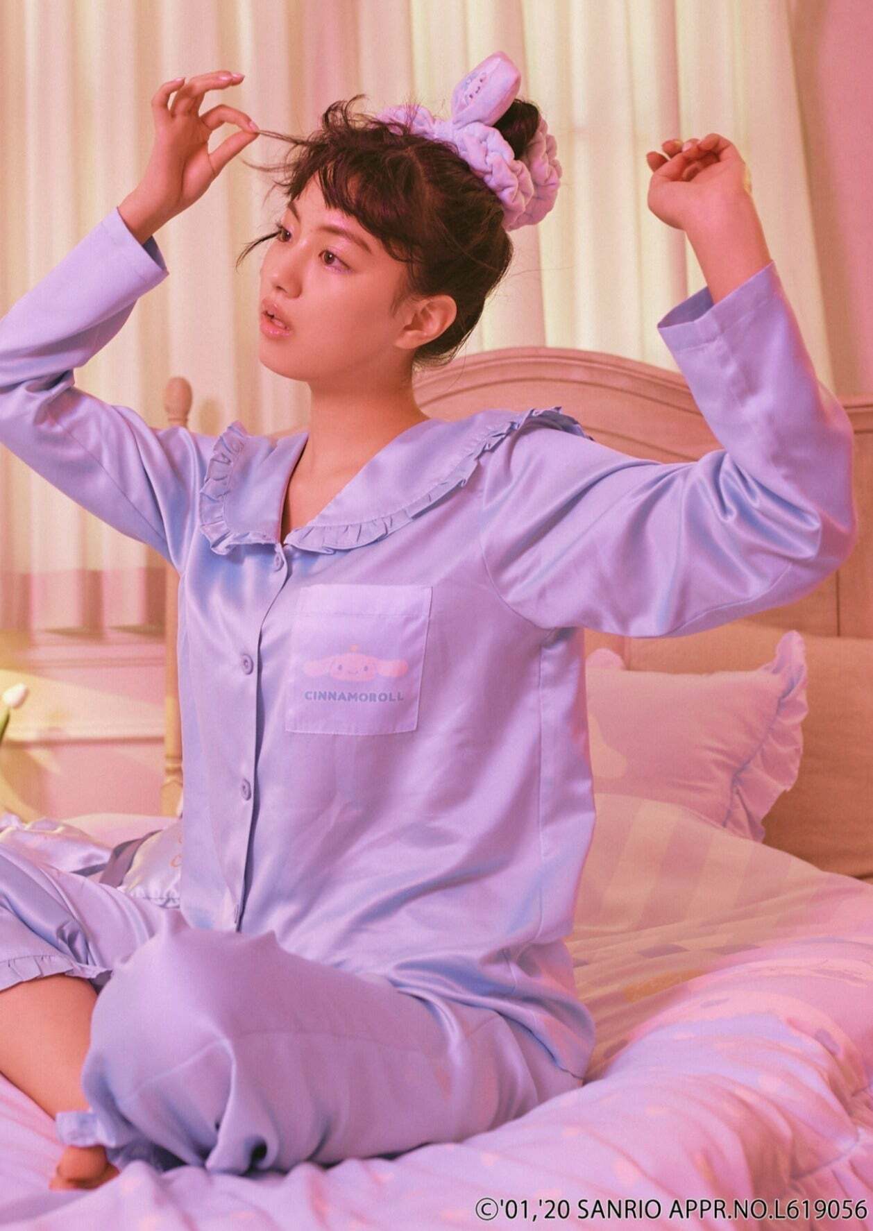 Y2K & 90s Grunge Cinnamoroll & My Melody Frilly Pajamas - SANRIO JAPAN x WEGO