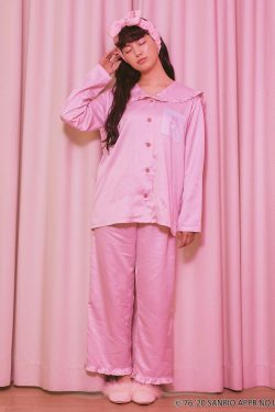 Y2K & 90s Grunge Cinnamoroll & My Melody Frilly Pajamas - SANRIO JAPAN x WEGO