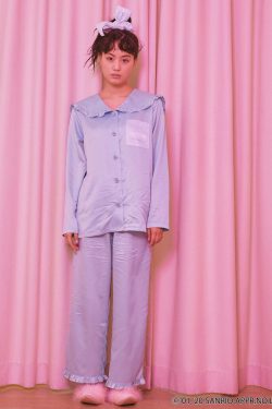 Y2K & 90s Grunge Cinnamoroll & My Melody Frilly Pajamas - SANRIO JAPAN x WEGO