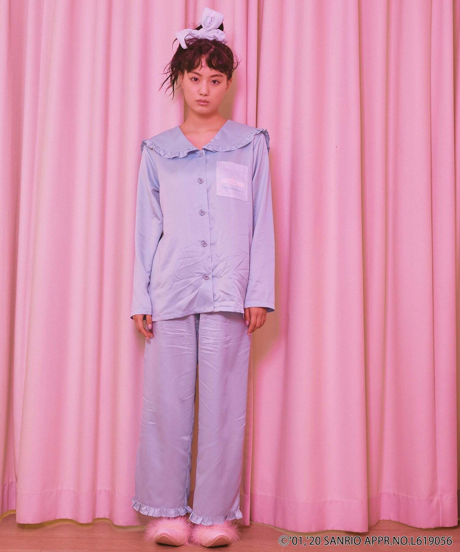 Y2K & 90s Grunge Cinnamoroll & My Melody Frilly Pajamas - SANRIO JAPAN x WEGO