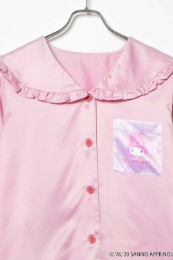 Y2K & 90s Grunge Cinnamoroll & My Melody Frilly Pajamas - SANRIO JAPAN x WEGO