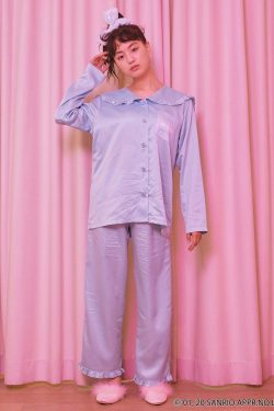 Y2K & 90s Grunge Cinnamoroll & My Melody Frilly Pajamas - SANRIO JAPAN x WEGO