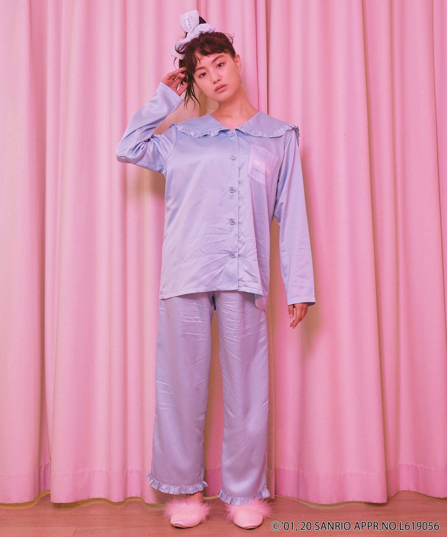Y2K & 90s Grunge Cinnamoroll & My Melody Frilly Pajamas - SANRIO JAPAN x WEGO