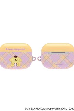 Y2K & 90s Hello Kitty Argyle AirPods Case Cover & Keychain - SANRIO Korea Retro Fashion