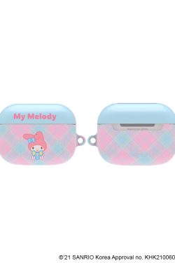 Y2K & 90s Hello Kitty Argyle AirPods Case Cover & Keychain - SANRIO Korea Retro Fashion