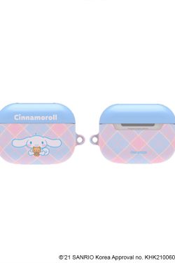 Y2K & 90s Hello Kitty Argyle AirPods Case Cover & Keychain - SANRIO Korea Retro Fashion