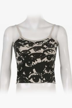 Y2K Aesthetic Crop Top - 90s Grunge, Retro Summer, Pastel Goth, Y2K Party & Club Outfits