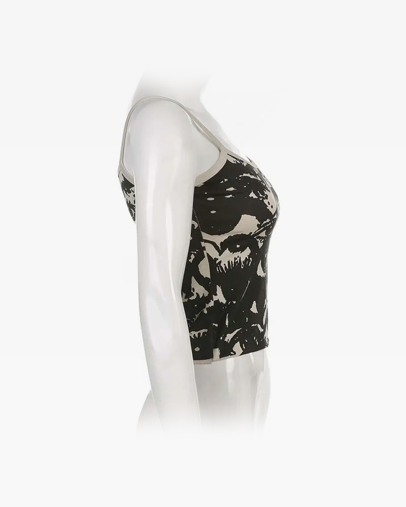 Y2K Aesthetic Crop Top - 90s Grunge, Retro Summer, Pastel Goth, Y2K Party & Club Outfits