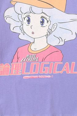 Y2K Anime Creamy Long Sleeves T-Shirt - Retro 90s Grunge, Pastel Goth, Summer Y2K Outfits