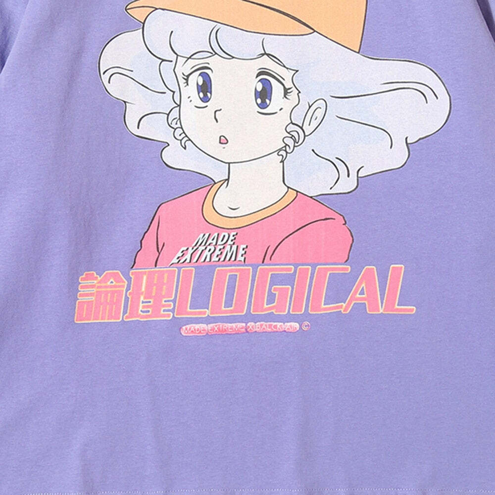 Y2K Anime Creamy Long Sleeves T-Shirt - Retro 90s Grunge, Pastel Goth, Summer Y2K Outfits