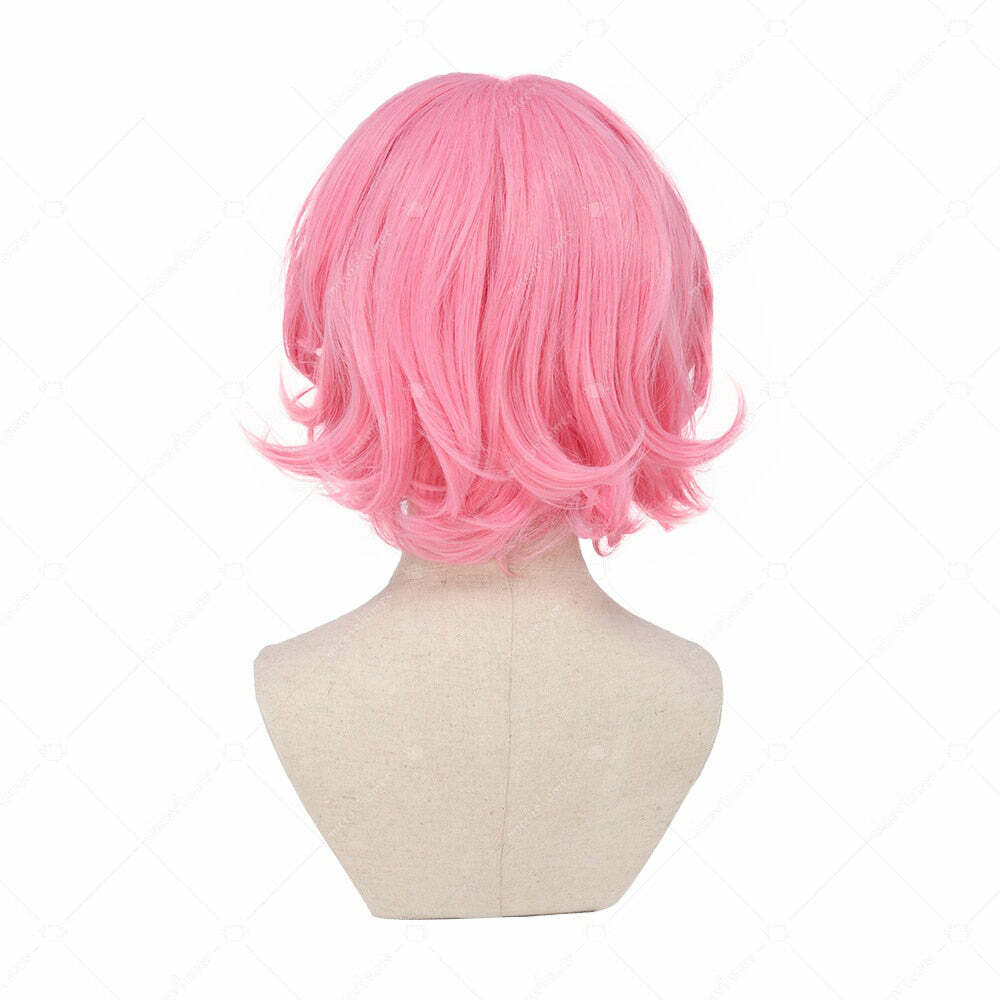 Y2K Anime Girl Pink Cosplay Wig - Perfect for 90s Grunge, Retro, and Pastel Goth Outfits