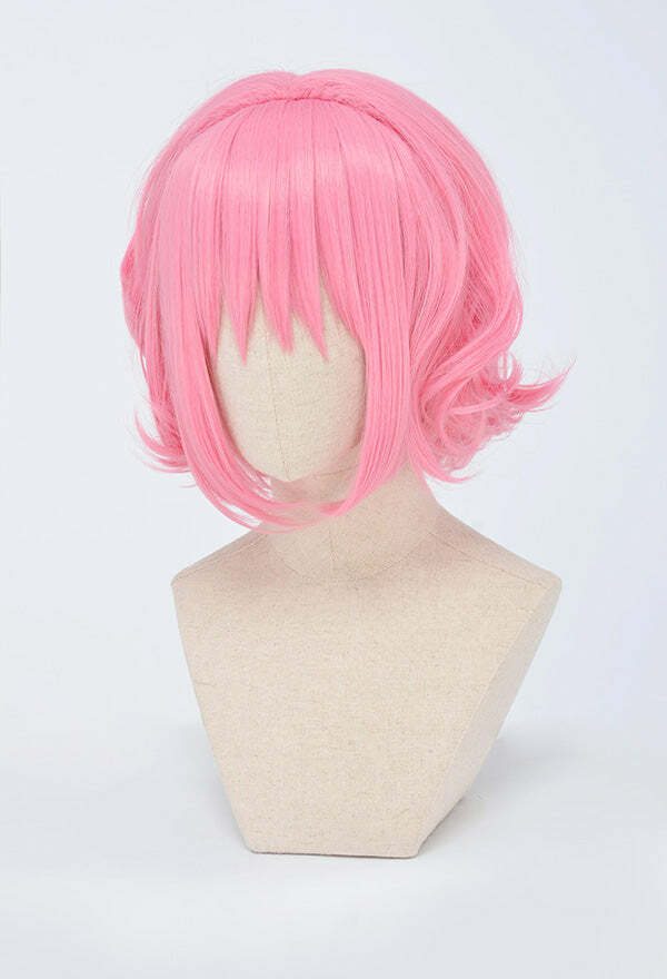 Y2K Anime Girl Pink Cosplay Wig - Perfect for 90s Grunge, Retro, and Pastel Goth Outfits
