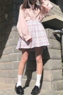 Y2K Asymmetric Hem Lantern Sleeve Shirt - Retro 90s Grunge, Summer Y2K Outfits, Pastel Goth