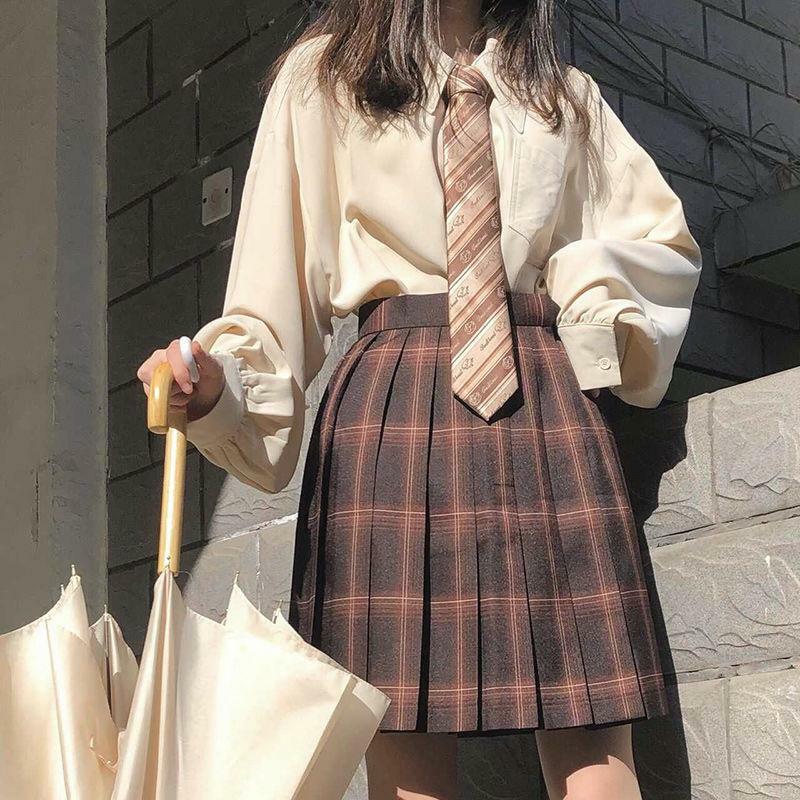 Y2K Asymmetric Hem Lantern Sleeve Shirt - Retro 90s Grunge, Summer Y2K Outfits, Pastel Goth