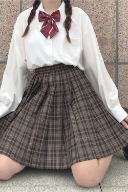 Y2K Asymmetric Hem Lantern Sleeve Shirt - Retro 90s Grunge, Summer Y2K Outfits, Pastel Goth