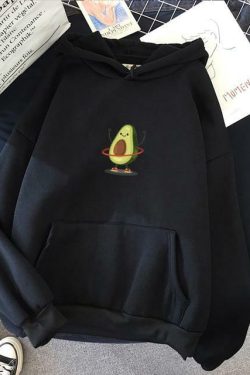 Y2K Avocado Hoodie - Retro 90s Grunge, Summer Y2K Outfits, Pastel Goth, Y2K Club &