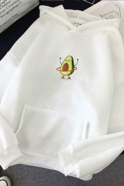 Y2K Avocado Hoodie - Retro 90s Grunge, Summer Y2K Outfits, Pastel Goth, Y2K Club &