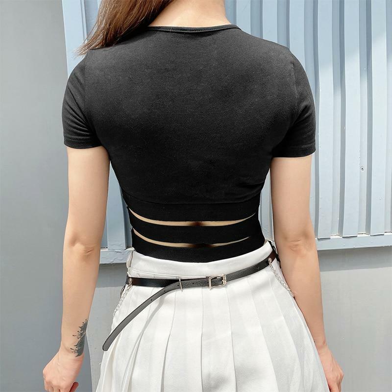 Y2K Baby Girl Crop Top - 90s Grunge, Retro Summer, Pastel Goth, Hip Hop, Party & Club Outfits