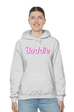 Y2K Baddie Barbie Hooded Sweatshirt - Retro 90s Grunge, Y2K Summer, Pastel Goth, Y2