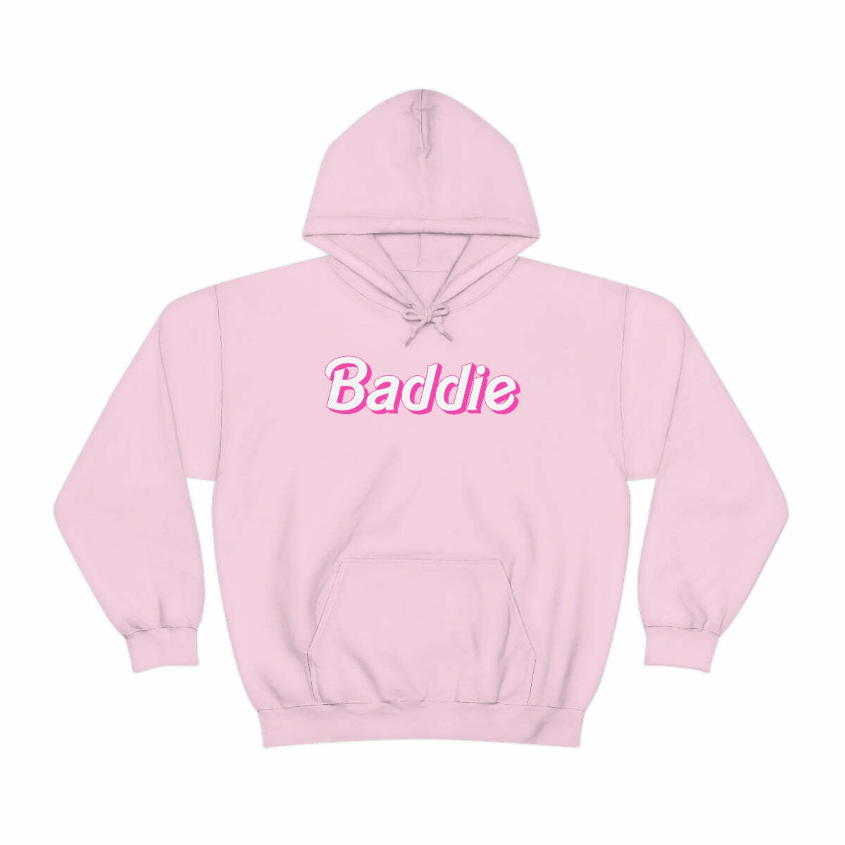 Y2K Baddie Barbie Hooded Sweatshirt - Retro 90s Grunge, Y2K Summer, Pastel Goth, Y2