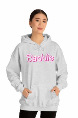 Y2K Baddie Barbie Hooded Sweatshirt - Retro 90s Grunge, Y2K Summer, Pastel Goth, Y2