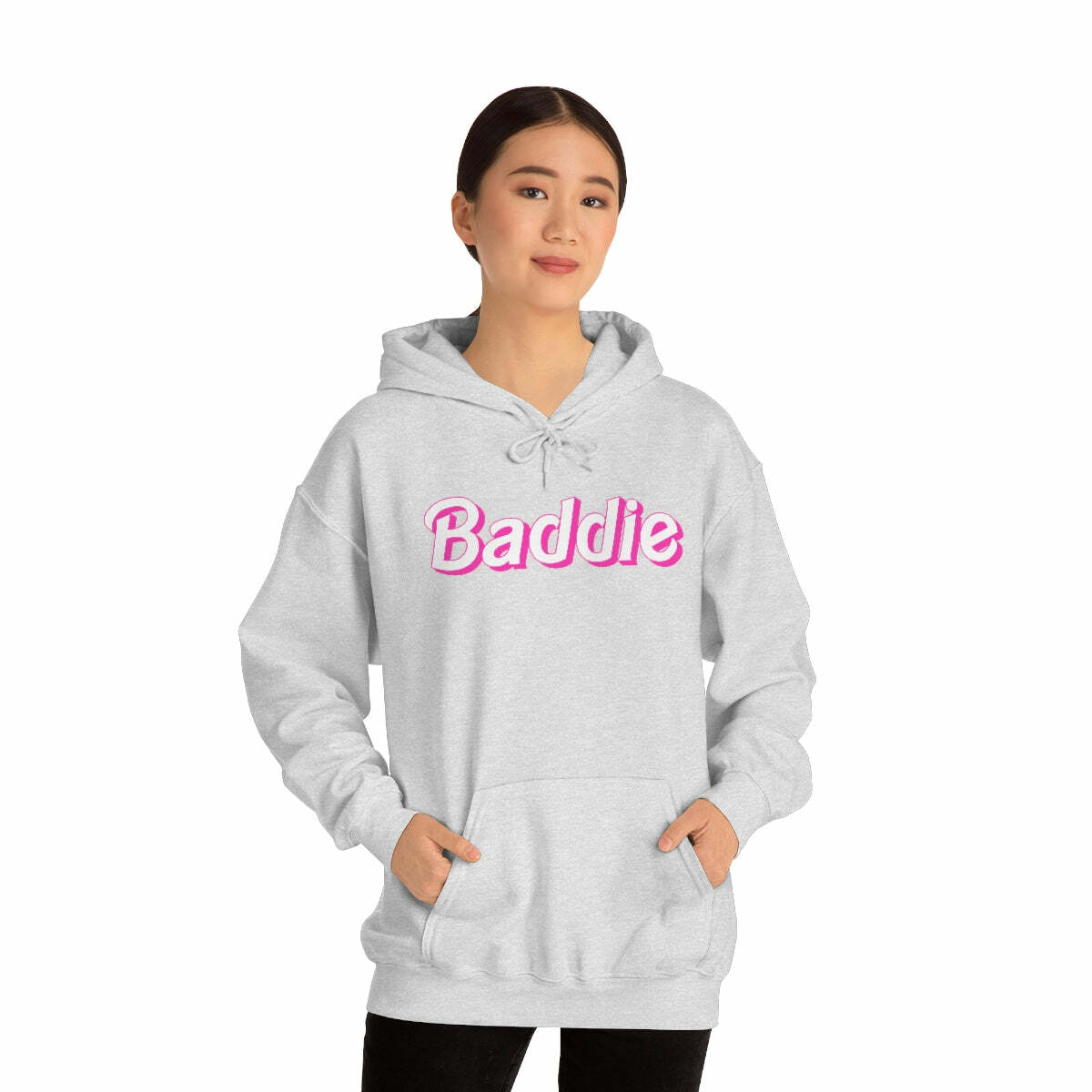 Y2K Baddie Barbie Hooded Sweatshirt - Retro 90s Grunge, Y2K Summer, Pastel Goth, Y2