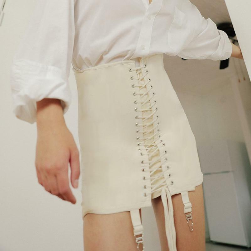 Y2K Bandage Lace Up Skirt - 90s Grunge, Retro, Pastel Goth, Summer & Party Outfits