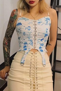 Y2K Bandage Lace Up Skirt - 90s Grunge, Retro, Pastel Goth, Summer & Party Outfits