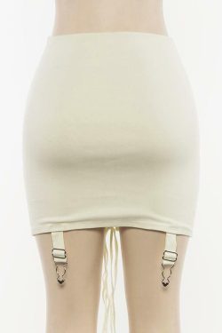 Y2K Bandage Lace Up Skirt - 90s Grunge, Retro, Pastel Goth, Summer & Party Outfits