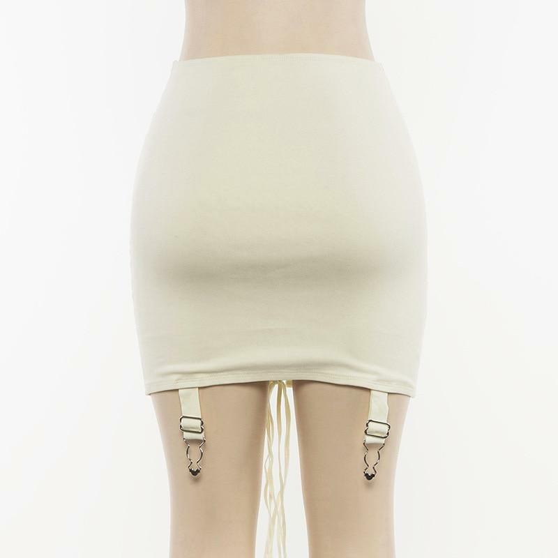 Y2K Bandage Lace Up Skirt - 90s Grunge, Retro, Pastel Goth, Summer & Party Outfits