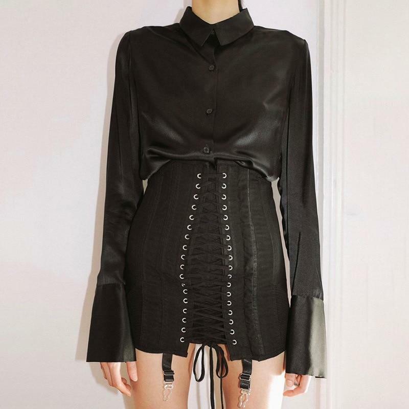 Y2K Bandage Lace Up Skirt - 90s Grunge, Retro, Pastel Goth, Summer & Party Outfits