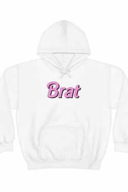 Y2K Barbie Brat Hoodie Sweatshirt - Retro 90s Grunge, Y2K Summer Outfits, Pastel Goth Style