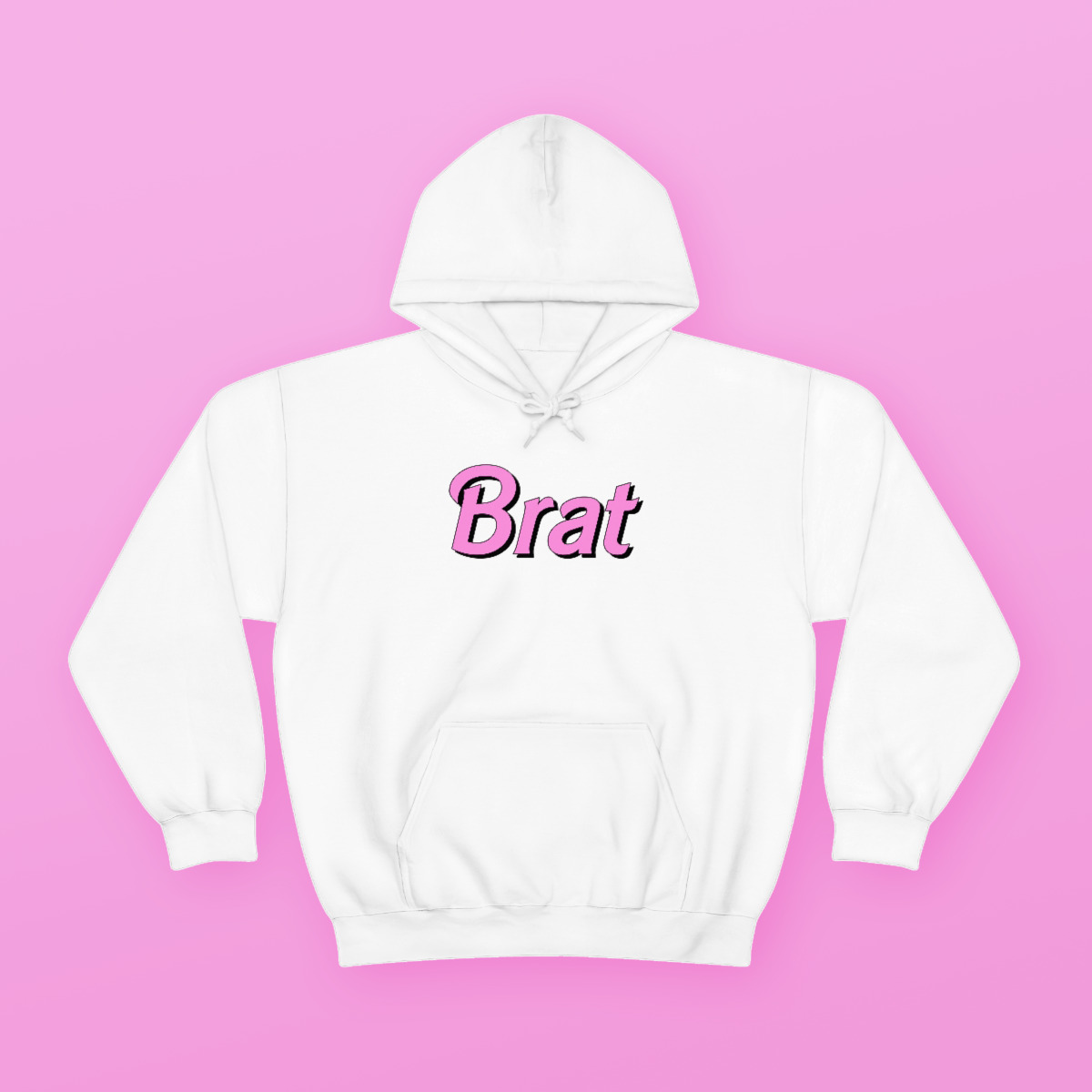 Y2K Barbie Brat Hoodie Sweatshirt - Retro 90s Grunge, Y2K Summer Outfits, Pastel Goth Style