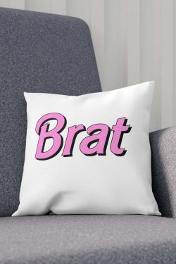 Y2K Barbie Brat Pillow Cushion - Retro 90s Grunge, Y2K Summer, Popstar & Party Outfits Decor