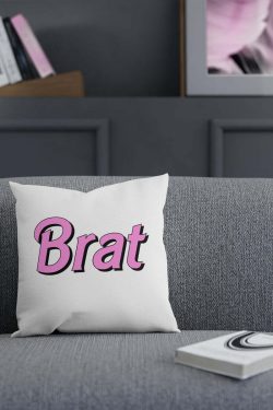 Y2K Barbie Brat Pillow Cushion - Retro 90s Grunge, Y2K Summer, Popstar & Party Outfits Decor