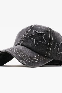 Y2K Baseball Cap - Retro 90s Grunge, Y2K Summer, Popstar, and Pastel Goth Fashion Accessory