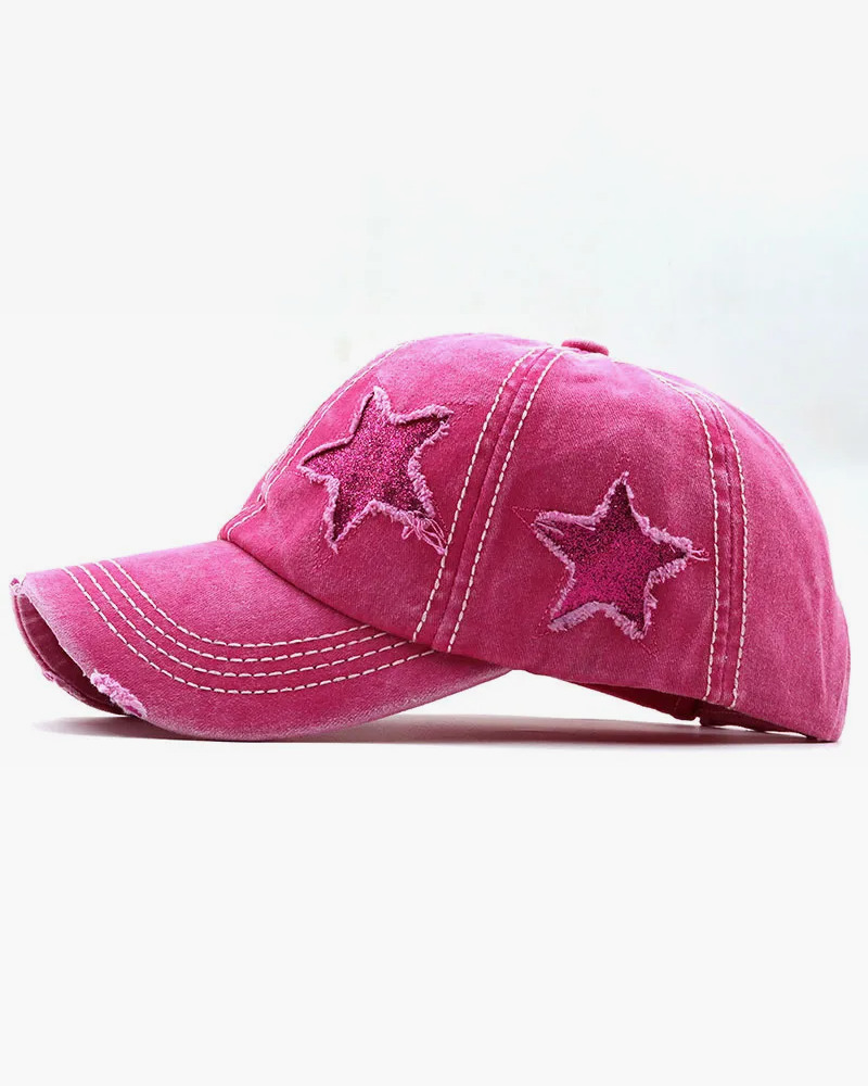Y2K Baseball Cap - Retro 90s Grunge, Y2K Summer, Popstar, and Pastel Goth Fashion Accessory