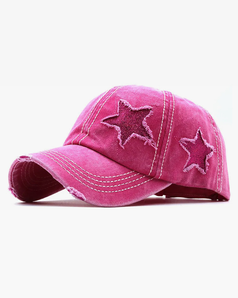Y2K Baseball Cap - Retro 90s Grunge, Y2K Summer, Popstar, and Pastel Goth Fashion Accessory