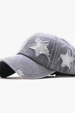 Y2K Baseball Cap - Retro 90s Grunge, Y2K Summer, Popstar, and Pastel Goth Fashion Accessory