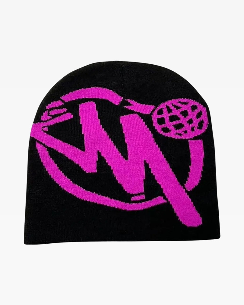 Y2K Beanie Hat - Retro 90s Grunge, Y2K Summer & Party Outfits, Gothic & Pastel Goth Style