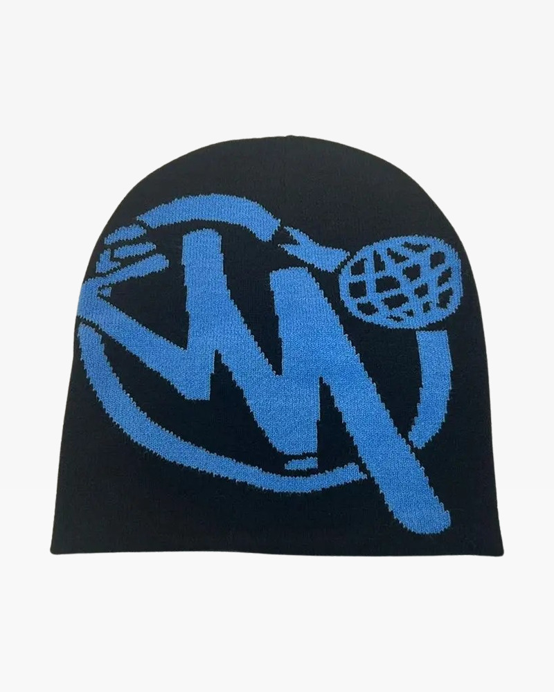 Y2K Beanie Hat - Retro 90s Grunge, Y2K Summer & Party Outfits, Gothic & Pastel Goth Style