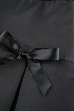Y2K Black Pleated Skirt - 90s Grunge, Retro Summer Outfit, Gothic Y2K Fashion