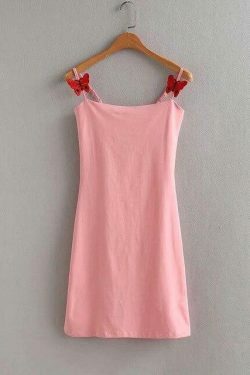Y2K Butterfly Mini Dress - 90s Grunge, Retro Summer Outfit, Pastel Goth, Y2K Party Look