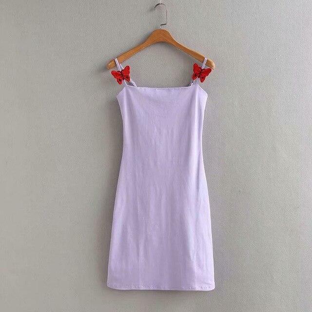 Y2K Butterfly Mini Dress - 90s Grunge, Retro Summer Outfit, Pastel Goth, Y2K Party Look