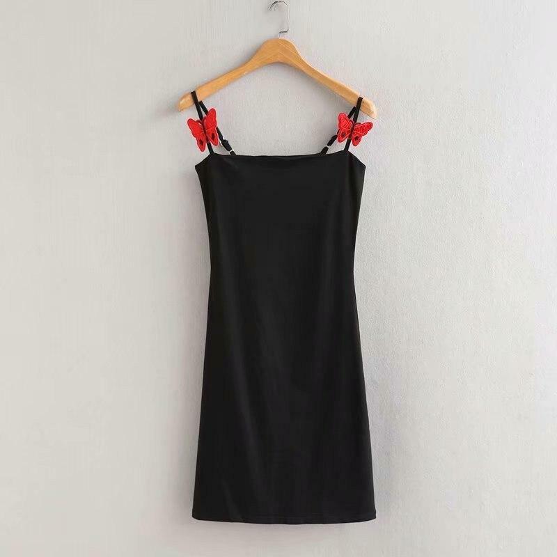 Y2K Butterfly Mini Dress - 90s Grunge, Retro Summer Outfit, Pastel Goth, Y2K Party Look